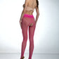 Amour Hip Lace Pink Bonbon Open Crotch Pantyhose 30DEN