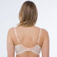 Samanta Anabelle Biscuit Sheer Lace Plunge Underwire Bra-1