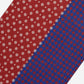 Andrea (red/blue) - Soft and lightweight Italian scarf from 100% wool
