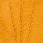 Antonio (yellow) - Luxurious Italian peccary leather gloves with cashmere lining
