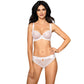 Bridal Soft Sheer Lace Bikini Panty Anuk White-2