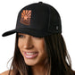 Arizona Flag Trucker Hat  |  Leather State Outline AZ Snapback