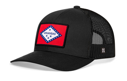 Arkansas Flag Trucker Hat  |  AR Snapback