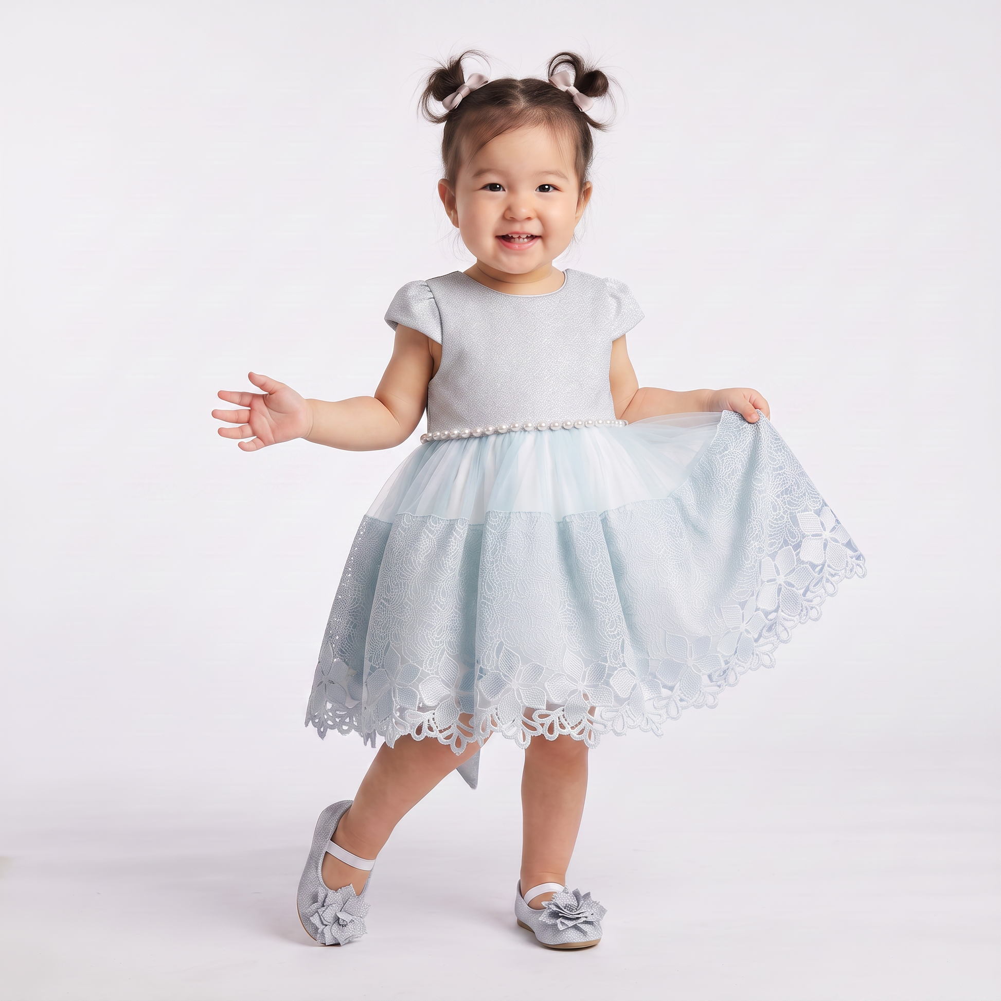Baby Ella Dress & Shoes Set-1