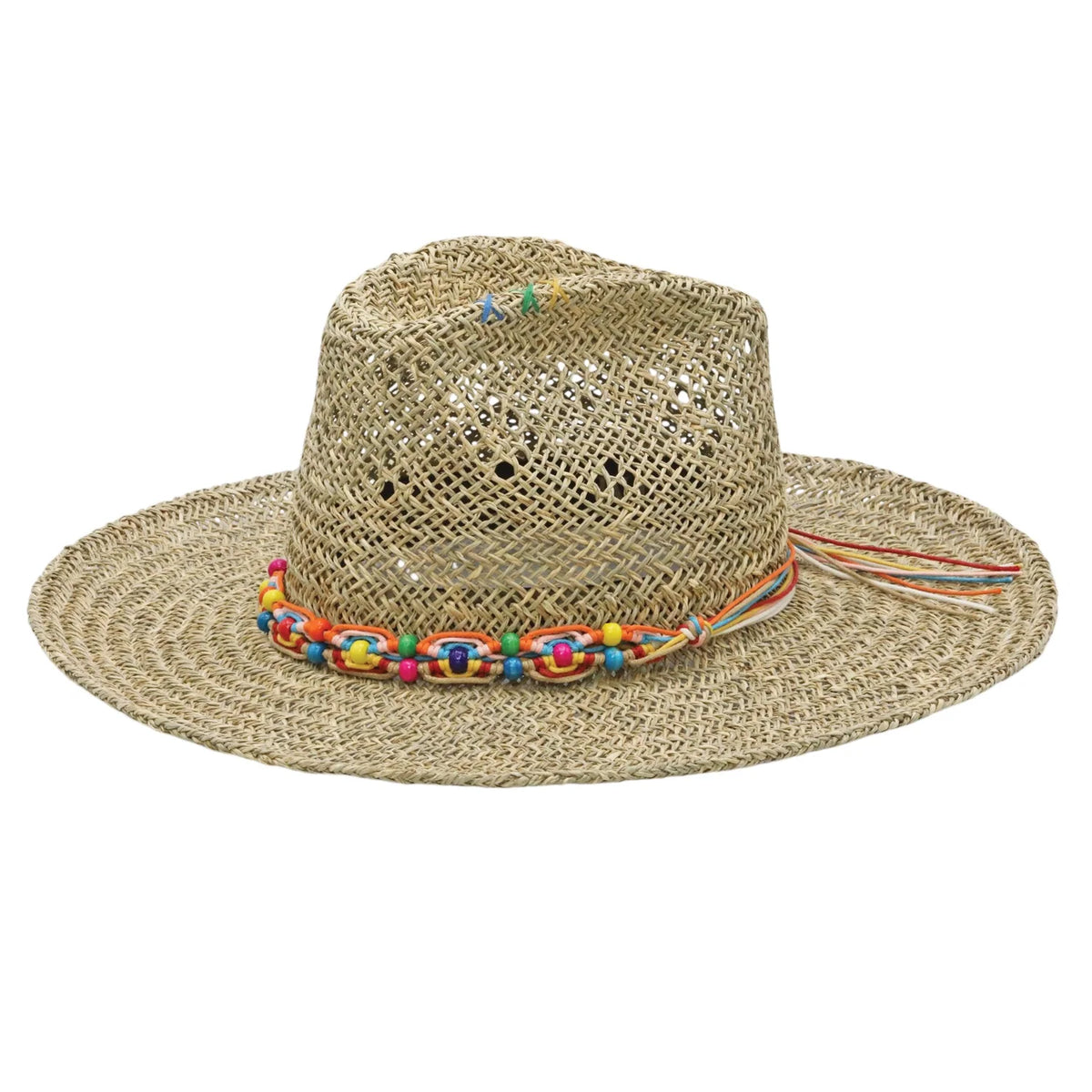 Peter Grimm Aurora straw fedora hat by HatCountry with a classic crown and brim shape