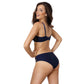Sheer Lace Soft Cup Bra Coco Navy Blue-3