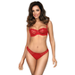 Sheer Mesh Thong Panty Coco Red-2