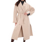 Margaret Premium Lana Wool Cashmere Coat in Royal Creme