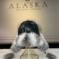 Genuine Silver Fox Fur Genuine Leather Hat