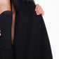 Alaska Outerwear Company black silver fox wool cashmere poncho vest coat