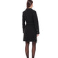 Zuri Cashmere Blend Overcoat in Black