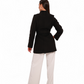 Opera Cashmere Blend Overcoat in Black