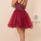 CLEARANCE - Nox Anabel B652 Short Dress Poofy A-Line Tulle Skirt (Size Small)