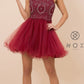 CLEARANCE - Nox Anabel B652 Short Dress Poofy A-Line Tulle Skirt (Size Small)