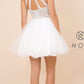 CLEARANCE - Nox Anabel B652 Short Dress Poofy A-Line Tulle Skirt (Size Small)