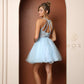 CLEARANCE - Nox Anabel B652 Short Dress Poofy A-Line Tulle Skirt (Size Small)