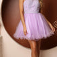 CLEARANCE - Nox Anabel B652 Short Dress Poofy A-Line Tulle Skirt (Size Small)