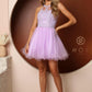 CLEARANCE - Nox Anabel B652 Short Dress Poofy A-Line Tulle Skirt (Size Small)