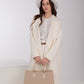 Pre-Order. Re-Stock Ships September 30. Astoria Classic Wraparound Wool Blend Overcoat in Ivory