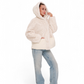 Montana Eco-Fur Down Fill Coat in Ivory