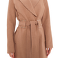 Justine Cashmere Blend Overcoat in Camel, 100cm