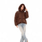 Dark Chocolate Insulated Bio-Down Jacket