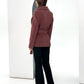 Lyndale Cashmere Wool Blend Coat in Sangria