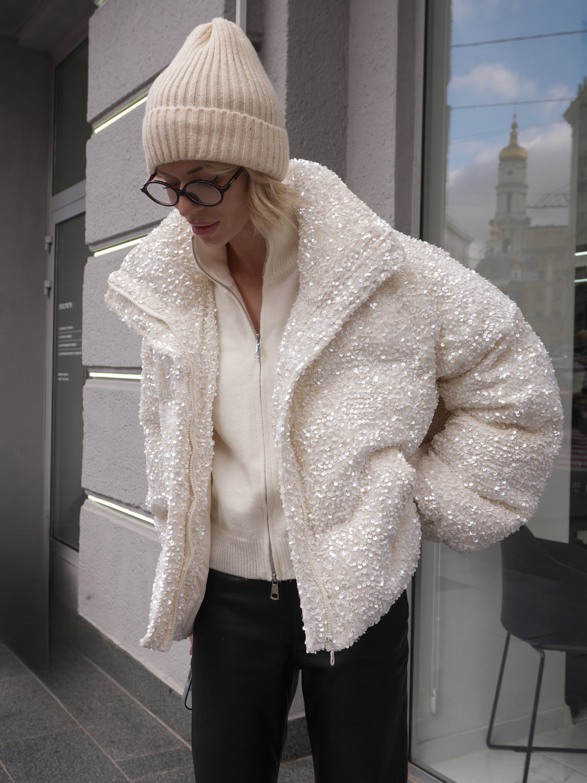 Alaska Outerwear Company Frost Glow insulated puffer coat in a quilted design