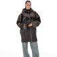 Hooded Eco-Suede Coat