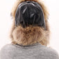 Genuine Racoon Fur Genuine Leather Hat