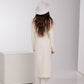 Pre-Order. Re-Stock Ships September 30. Astoria Classic Wraparound Wool Blend Overcoat in Ivory