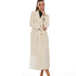 Alaska Longline Cashmere Wool Blend Coat in Ivory