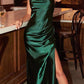 CLEARANCE - Cinderella Divine BD103 Satin Mauve Midi Length Dress Neck (Size S)