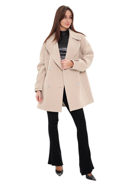 Kyoto Midi Cashmere Wool Blend Coat