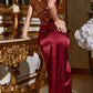 Cinderella Divine BD111 Long Satin Fitted Knot Gown with Slit