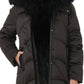 Genuine Silver Fox Fur Down Fill Parka