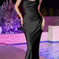 Ladivine BD7044 Long Fitted Satin Slip Gown