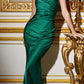Ladivine BD7044 Long Fitted Satin Slip Gown