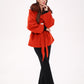 Saga®Furs Silver Fox Wool Alpaca Coat