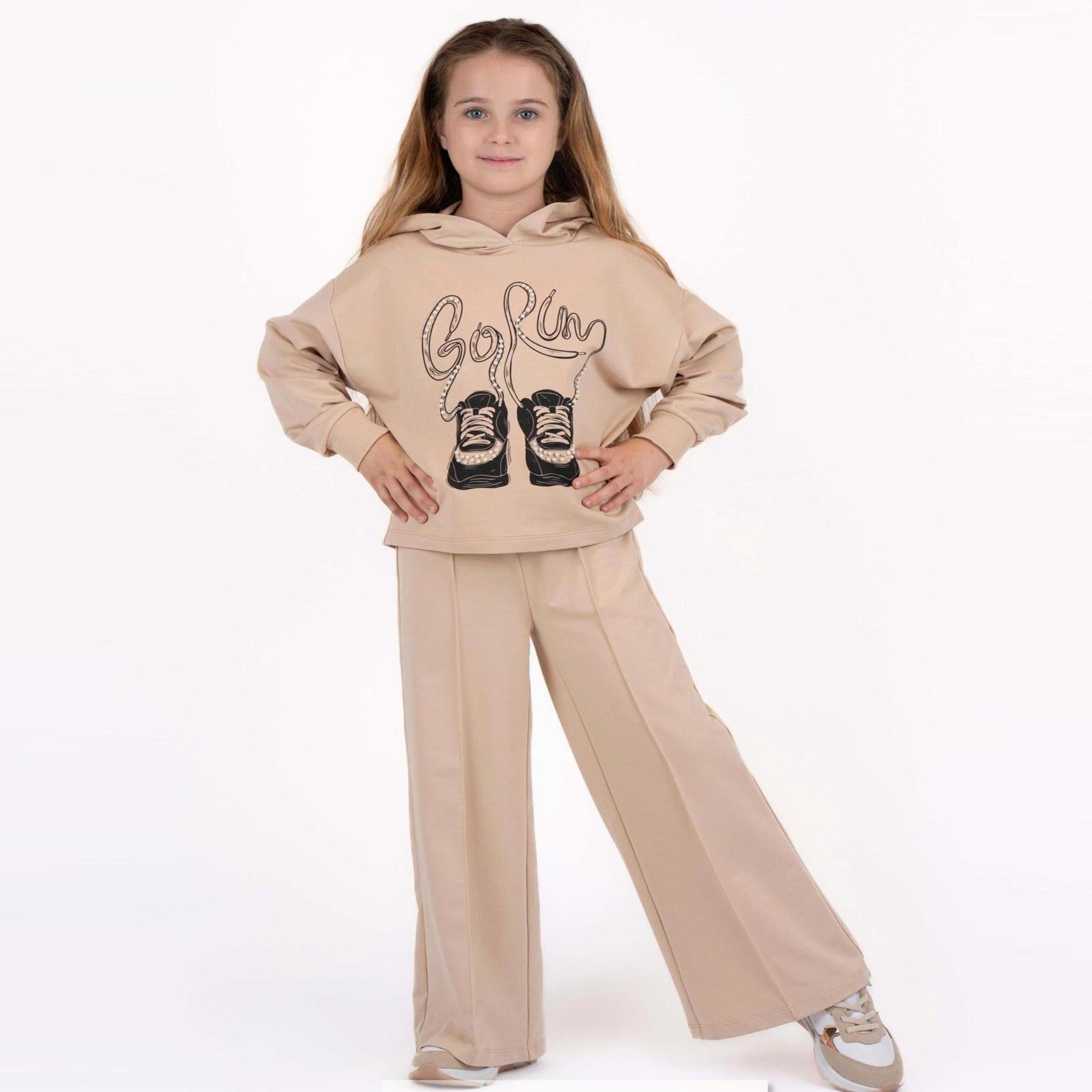 Stylish Run Girls Casual Set-0
