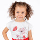 Coral Floral Girls Casual Set-4