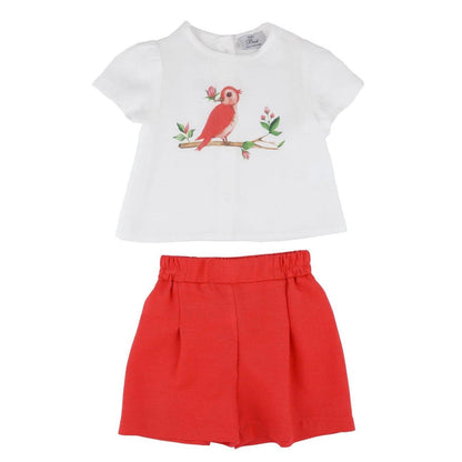 Summer Birdie Girls Casual Set-0