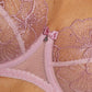 Gorteks Bloom Sheer Mesh Floral Embroidered Bra