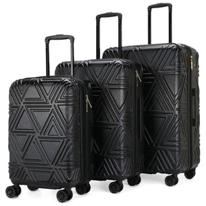 Contour 3 Piece Expandable Spinner Luggage Set-0