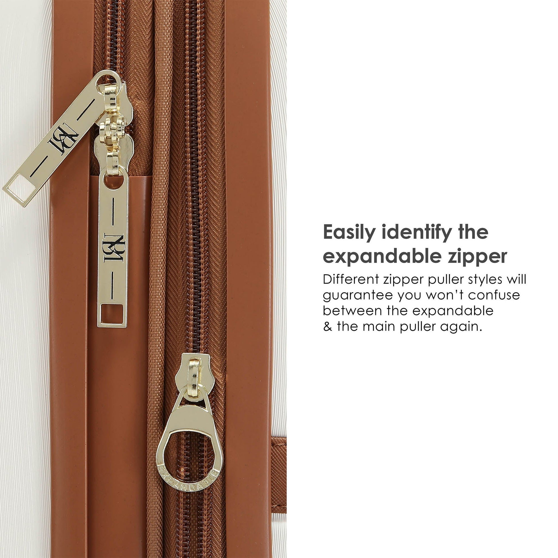 Grace 3 Piece Expandable Retro Luggage Set-4