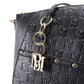 Caroline Vegan Leather Monogram Weekender Duffel Bag