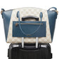 Caroline Vegan Leather Monogram Weekender Duffel Bag
