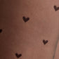 Fantasy Tights Conte Bonheur - Hearts Pattern