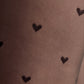 Fantasy Tights Conte Bonheur - Hearts Pattern