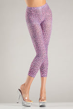 BW713 Pink Leopard Pantyhose-0